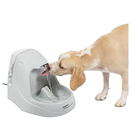 PetSafe - Fontaine Cascade Drinkwell Platinum 5 L pour Chien et Chat - Débit réglable - Retient les Odeurs et Bactéries