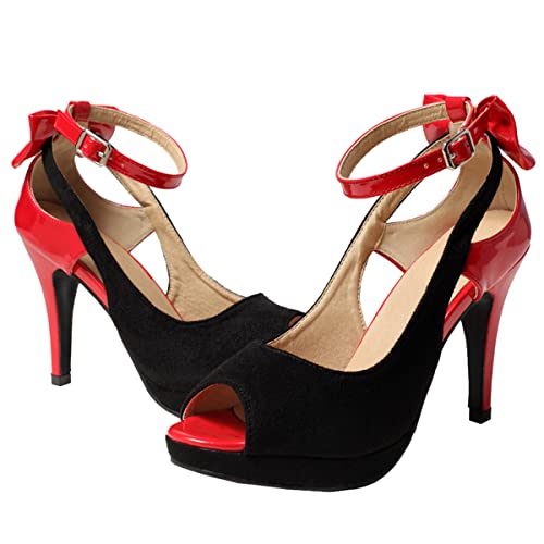 Image of getmorebeauty Women's High Heels Shoes Ankle Straps Dress Heeled Sandals