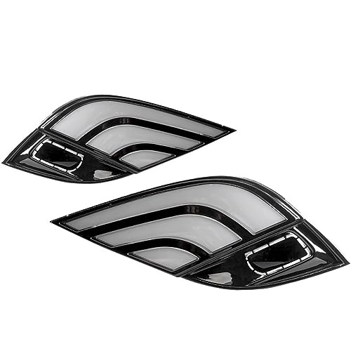 2Pces 10W Led Diurno Modificado 12V Luzes De Nevoeiro Do Carro Com Luzes De Volta Amarelas Para Camr