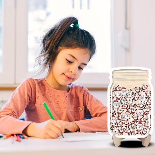 Reward Jar 教室用 - マグネット式 ごほうびジャー 壁掛け クラスルーム - 行動習慣育成 子供 日課管理 朝のルーティン 教師 文字練習 学校 家庭用 しつけ