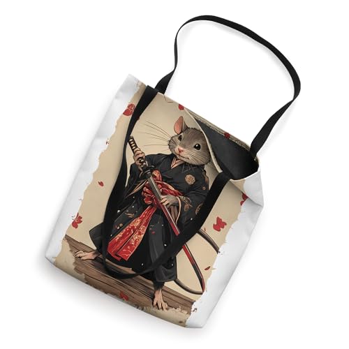 Bolso tote Samurai Mouse Art - Guerrero Ukiyo-e miniatura 2