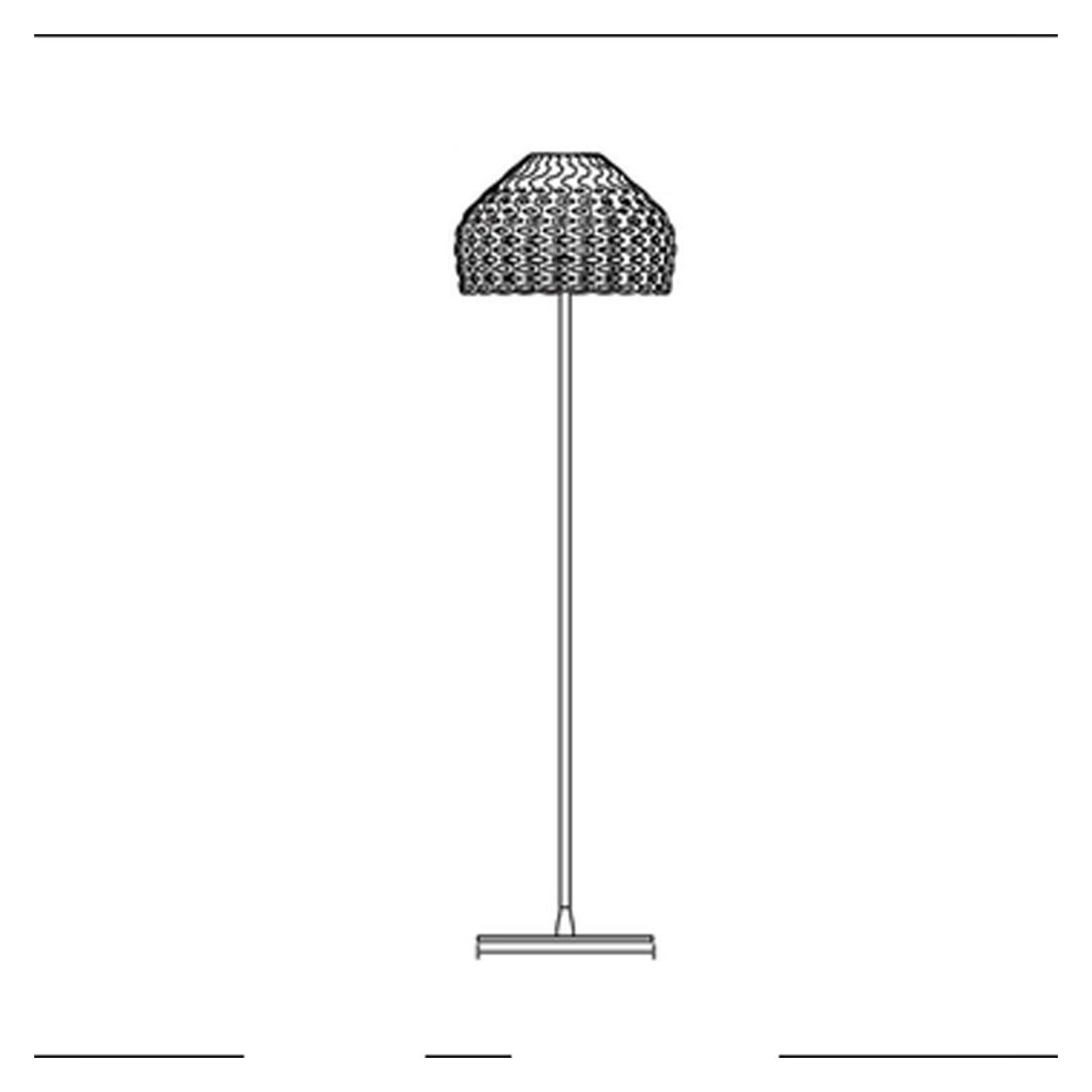 LJHFG63KUYT Standing Lamps Simple Sofa Living Room Floor Lamp Study Bedroom Bedside Art Decorative Table (Excluding Light Source) Decorate(Silver)