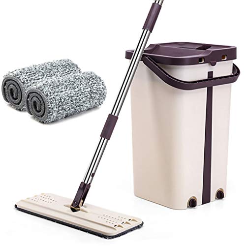 IKevan Sided Non Hand Washing Superfine Fiber Flat Window Floor Mop Mop Dust