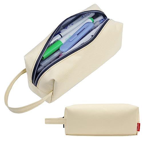 Image of Fmeida Pencil Case Aesthetic Pencil Bag Big Capacity Pencil Pouch Portable Pen Case Office Stationery Makeup Bag Desk Organizer for College Adults Women Men
