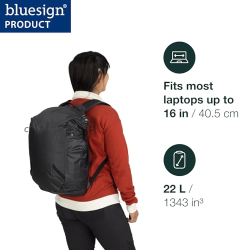 Osprey Transporter Zinch Water-Resistant Commuter Pack, Raven Black2