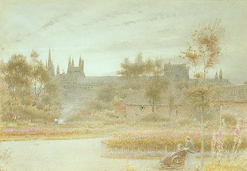 Art mural de la cathédrale de Peterborough pour salon moderne et créatif