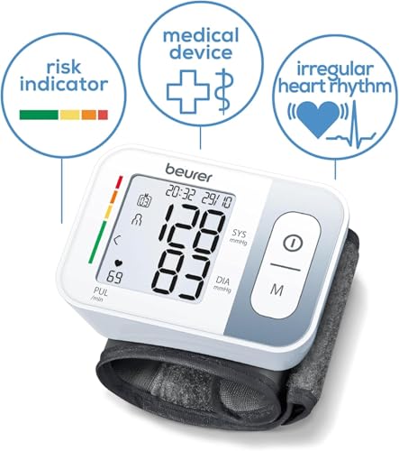 Beurer BC 28 Handgelenk-Blutdruckmessgerät (mit farbiger Einstufung der Messergebnisse)