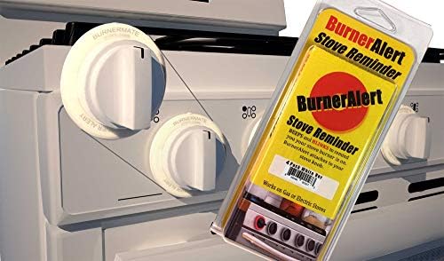 BurnerAlert Stove Reminder Disc (4 Pack, Color White)