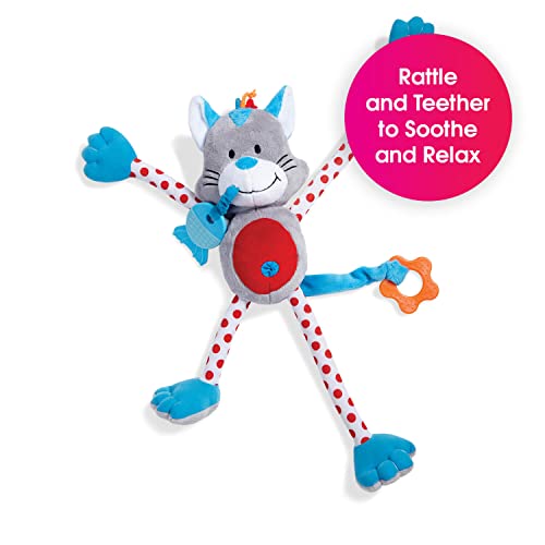 Edushape Happy Kitten Plush Toy - Stuffed Animal Child Development Toy To Teach Essential Life Skills - Baby Plush Toy Fit For Babies, Kids, And Toddlers #TOP2