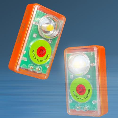 Life Jacket Strobe Light - Flash Device, Personal Safety Beacon, Night Signal Tool | Durable Waterproof Lamp Providing Quick Location Alert Reliable Protection Accessory for Men Women Travel - Image 6