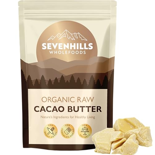 Sevenhills Wholefoods Organic Raw Cacao Butter Chunks 200g