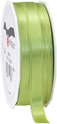 C.E. Pattberg SATIN white gift ribbon, 55 yards for Wrapping Gifts, 0.12 inches width, Ribbon for Decorating & Crafting, Decorative Ribbon for Gifts, for every occasion