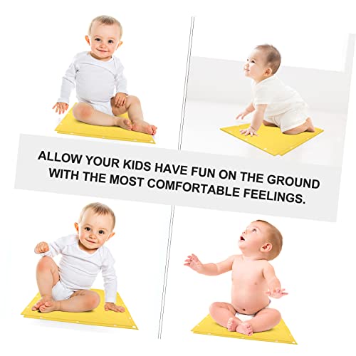 Toddmomy 1Pc Thicken Baby Infants Playing Children'S Large Carpet Thick Room For Soft Living Yellow Crawling Anti Cartoon Kidsyellow Comfortable Slip Rug Play Ground Kids Mat Peuters - Afbeelding 4
