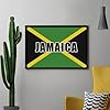Jamaica Jamaican Flag Diamond Painting Kits for Adults DIY 5D Round Full Drill Art Diamonds Dots Decor 8"x12" #4