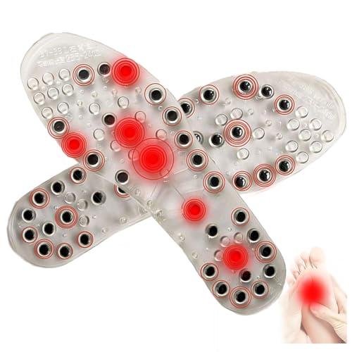 Plantillas magnéticas para Adelgazar,Plantillas magnéticas,Plantillas magnéticas de acupresión,Absorción De Impactos,Plantillas Ortopédicas,Reducir La Presión del Pie(Size:EU:39-40,Color:2pairs)