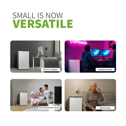 Image of SHARP 92 L 1 Star Mini Direct Cool Single Door Refrigerator |Japan 7 Shields Protection|Vegetable Box| Toughened Glass shelves (Metal Silver)