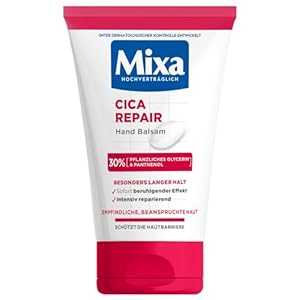 Mixa Cica Repair Hand Balsam, feuchtigkeitsspendende und intensiv reparierende Handcreme, 50 ml