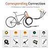 HUDAMZKY Electric Bike 1T4 1T5 Waterproof Cable Controller Light Ebrake Throttle Display E-Bike Cable Conversion Accessories(1T4) #2