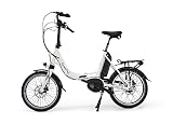 MOBILEMASTER P8K F/RT 2023 Performance Line, Kette,8-Gang Nabenschaltung mit/ohne Rücktritt - E Bike Klapprad mit Mittelmotor (schwarz, mit Freilauf)