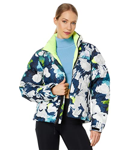 THE NORTH FACE 1996 Retro Nuptse Jacke Summit Marineblau Abstrakt...