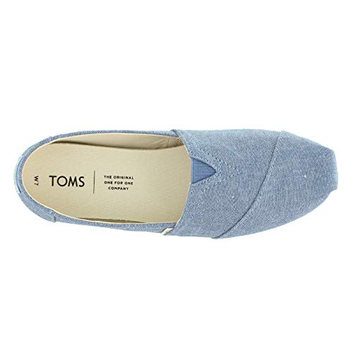 Toms Blue Slub Chambray Women's Alpr Esp Blue 10014410 7.5 #TOP5