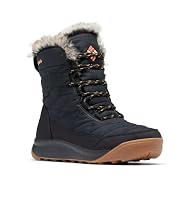 Columbia Women's Minx Shorty IV Wide Insulated Winter Boot, Black/Elk, US 8
