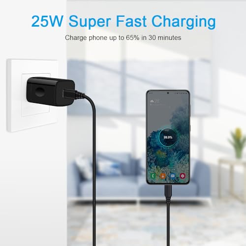 OrSunday 25W Fast Phone Charger for Motorola Edge, Edge+, Razr, 2021 2022 2023 2024, One 5G, Moto G Stylus, Pure, Play, Power, G8 G7 Plus, X4 Z4 Z3 Z2 Play Force, Wall Power Adapter with USB C Cable