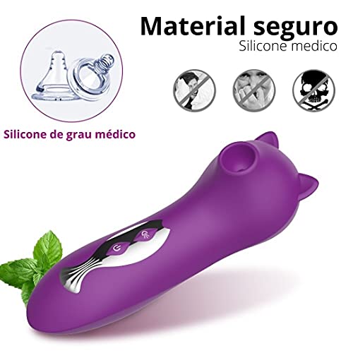 Vibradores de Sucção Poderoso Clitóris Estimulador Feminino Brinquedos Sexuais Erótico À Prova D'ág