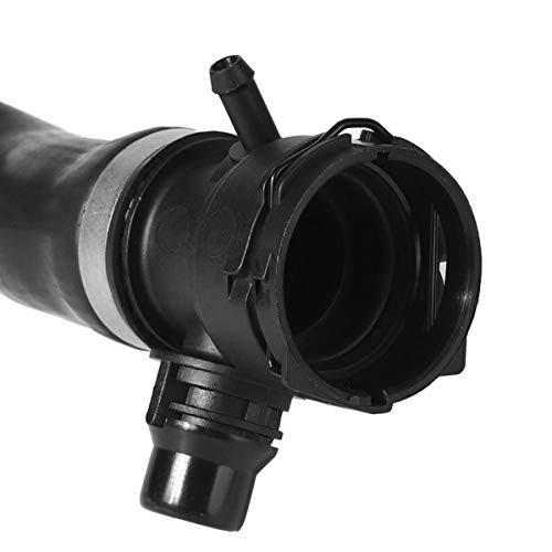 Jaronx Compatible With Bmw Engine Upper Radiator Hose Coolant Water Hose Pipe, From Engine To Radiator For 1' E82/E87/E88,3' E90/E91/E92/E93,X1 E84,Z4 E89 (N51/N52/N52N/N53)-Replace For 17127531579 #TOP4