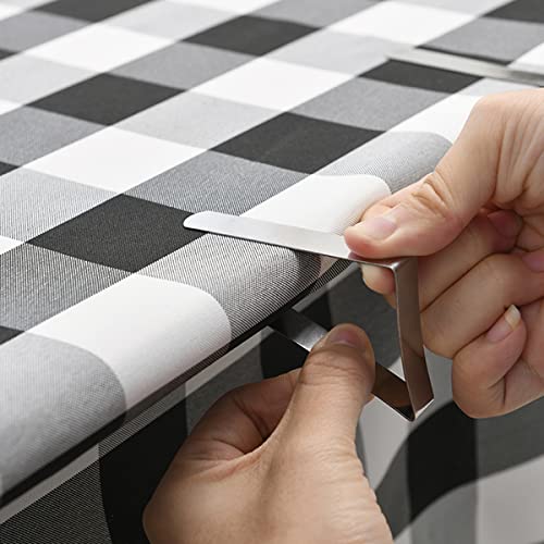 Hiasan Tablecloth Clips, 12 Pack Picnic Table Clips For Tablecloth, Stainless Steel Tablecloth Holders, Table Cover Clamps For Outdoor Patio #TOP4