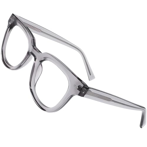 Image of Blue Light Glasses for Woman /Men TR90 Computer Eyeglasses with Anti Eyestrain & UV Glare (Gery)