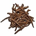 The Hay Shed Natural Dandelion Root Sticks – Crunchy Foraging Food, Dandelion Roots for Rabbits, Guinea Pigs, Hamsters, Chinchilla, Degus & More – High Fibre Small Pet Treats 100g