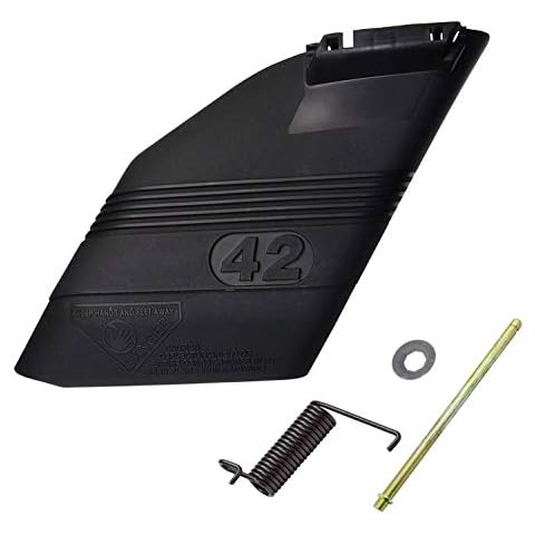 Technology Parts Store Replacement Part for Craftsman 130968 Husqvarna 532130968 POULAN 42" Mower Deck Deflector Shield kit with Mounting Hardware Cover