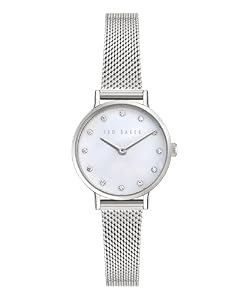 Ted Baker Ladies Silver Mesh Watch