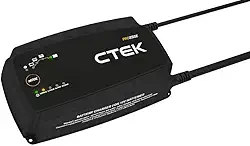 CTEK PRO25SE, carregador de bateria e fonte de alimentação de 12 V, carregador de bateria, mantenedor de bateria, carregador de bateria de íon de lítio de 12 V com modo de recondicionamento e