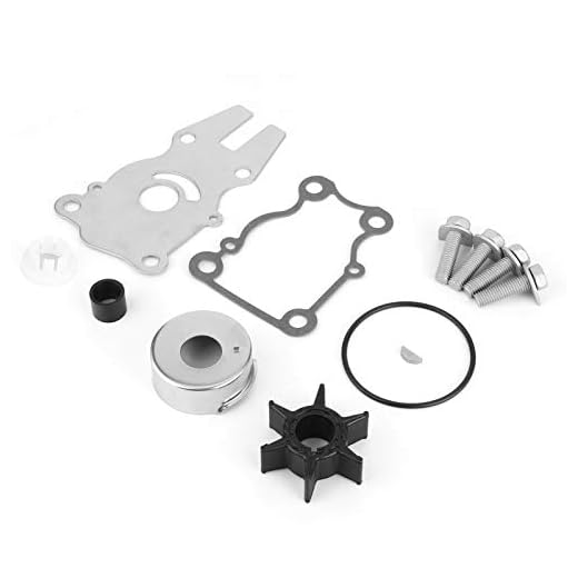 Qiilu Reparationssats för vattenpump, utombordare Vattenpump Reparationssats 63D-W0078-01-00 Passar för Yamaha 40 50 60HP