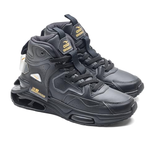 Image of ASIAN Basket-11 Men's Mid-Top Sneakers with Full TPU Sole, Dual-Pillar Bounce Cushioning, Memory Foam Shoes, Premium Design and Arch Support for Sports