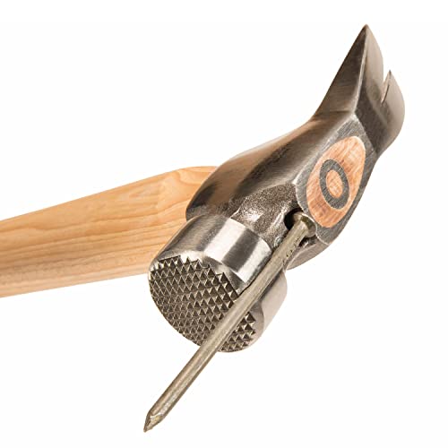 ESTWING Sure Strike California Framing Hammer - 25 oz Straight Rip Claw with Milled Face & Hickory Wood Handle - MRW25LM by Estwing - Image 5