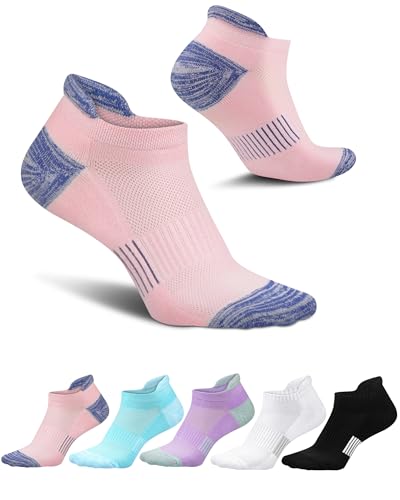 Image of Ankle Socks Womens Athletic Running Comfort Cushioned 3 /5 /6Pairs