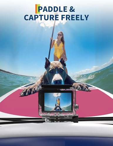 Inflatable Stand Up Paddle Board, 10'6" Inflatable Paddle Boards with Premium Accessories, Non-Slip EVA Deck, Ultra-Light Carry Bag Pump, Meander SUP for Youth & Adults