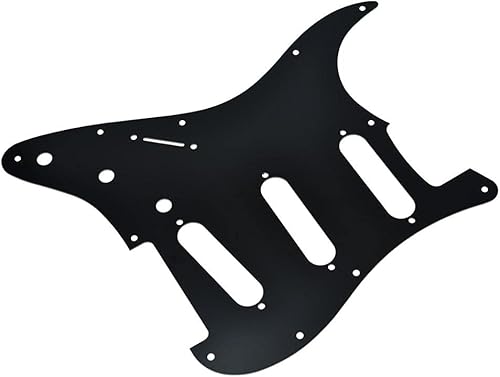 Miniatura 10 de KAISH Placa de protección contra rasguños para guitarra StratocasterStrat SSS de aluminio anodizado de 11 agujeros para StratocasterStrat, fabricada