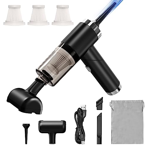 LIINCCRA Car Vacuum Cleaner, High Power 9800Pa/150W Handheld Cleaner, Cordless Rechargeable Car Vacuum Portable for Car, Mini Vacuum Cleaner for Home and Office LIINCCRA Car Vacuum Cleaner, High Power 9800Pa/150W Handheld Cleaner, Cordless Rechargeable Car Vacuum Portable for Car, Mini Vacuum Cleaner for Home and Office