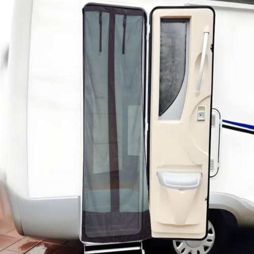 Rideau de porte filet caravane pliable pour bloquer la chaleur du soleil - 7