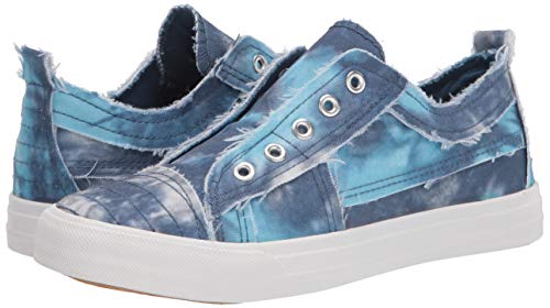 Yoki-Bentley-30 Women's Low Top Slip On Sneakers, Tie Dye, 6 M Us #TOP6