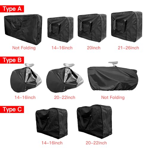 Bolsa de transporte para bicicleta plegable ideal para viajar en tren, coche y ciudad 7