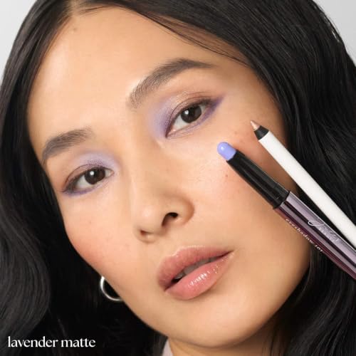 Image of Julep Eyeshadow 101 Cream-to-Powder Waterproof Shadow Stick - Lavender Matte - Long-Lasting, Crease-Proof, Light Purple Matte Cream Eyeshadow with Built-in Smudger