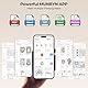 MUNBYN Mobiler Drucker Bluetooth Thermodrucker A4 203DPI Inkless Printer Kompatibel mit Android & iOS für Handy & Laptop, Unterstützt 210x297mm A4 Thermopapier, ITP02 Weiß