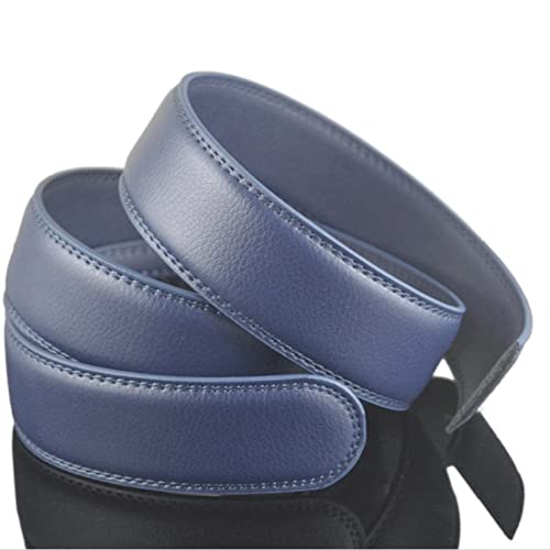 Automatic Buckle Belt Men Cow Leather Male Strap Alloy Buckle (Color : A Size : 110cm) (A 120cm)3