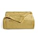 Produktbild BEDSURE Kuscheldecke Flauschig Decke Fleecedecke - Wohndecke Warm Winter Weich, Sofadecke Kleine, Decke Couch Blanket, Kuscheldecke Kinder 130x150cm, Sofa überwurfdecke Honig Gelb