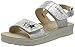 Geox J Sandal COSTAREI GI, Sandalia. Bebé-Niñas, Plata, 25 EU